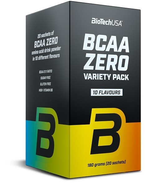 BioTech (USA) BCAA Zero Variety Pack 10 flavours (180 грам)