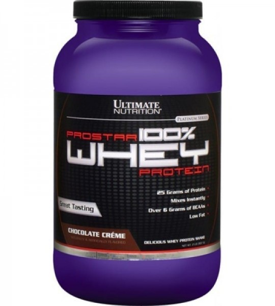 Ultimate Nutrition Prostar 100% Whey Protein 907 грам