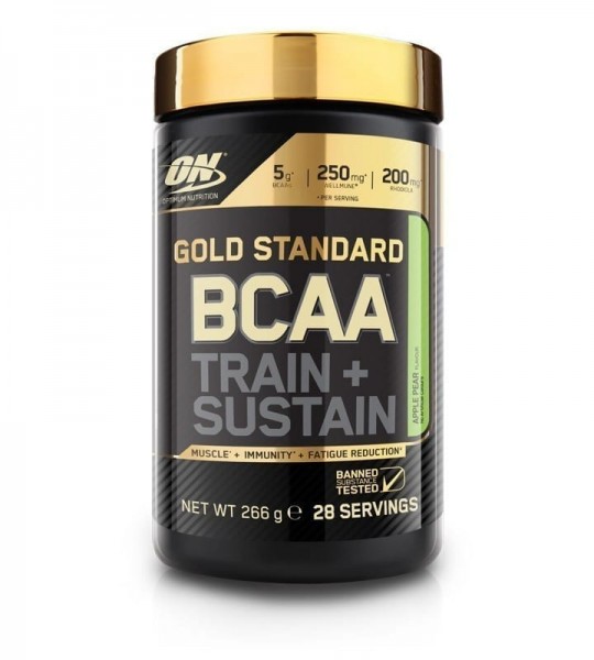 Optimum Nutrition Gold Standard BCAA Train + Sustain 266 грамм