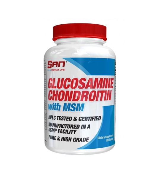 SAN Glucosamine Chondroitine with MSM 180 табл