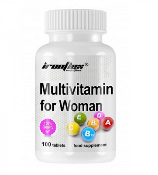 IronFlex Multivitamin For Women (100 табл)