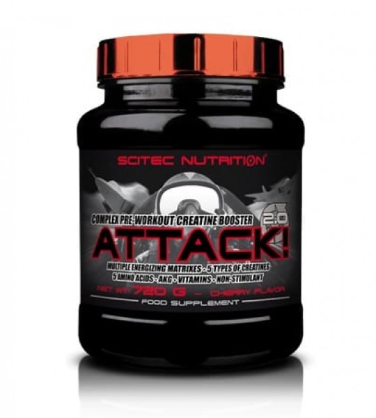 Scitec Nutrition Attack 2.0 (720 грам)