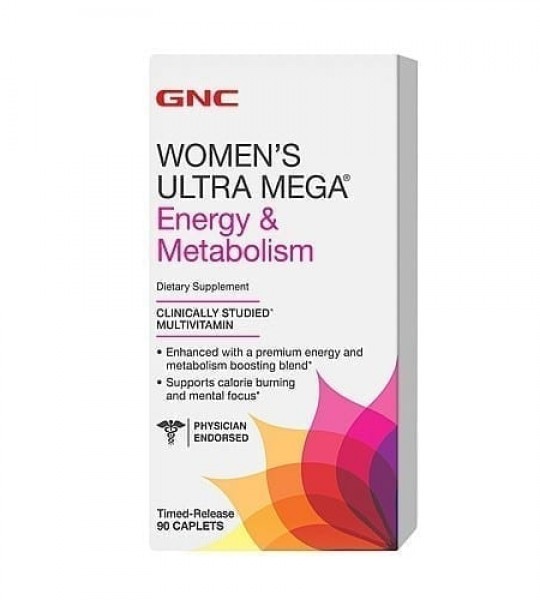 GNC Women's Ultra Mega Energy Metabolism 90 капс