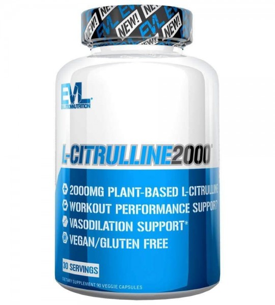 EVLution L-Citruline 2000 мг (90 капс)