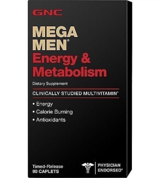 GNC Mega Men Energy & Metabolism 90 табл