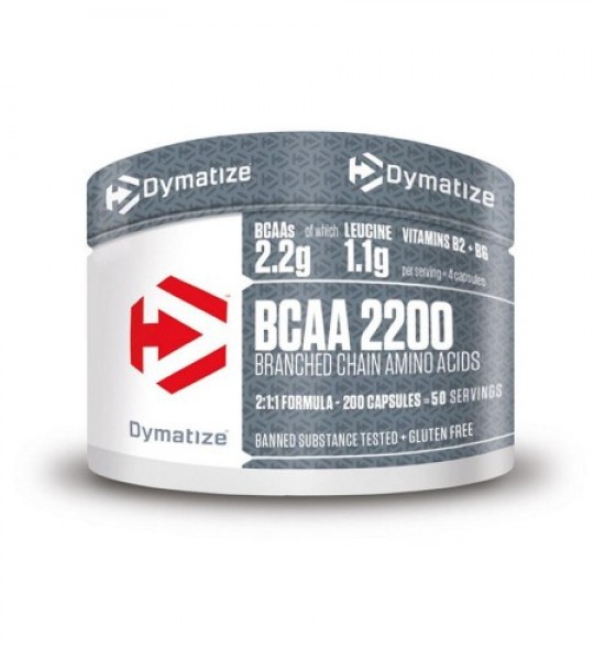 Dymatize BCAA Complex 2200 (200 капс)
