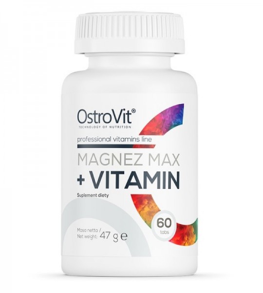 OstroVit Magnez Max + Vitamin 60 табл