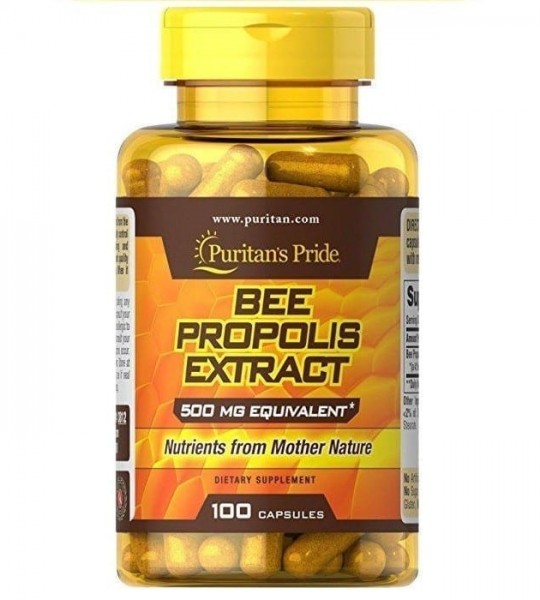 Puritan's Pride Bee Propolis Extract 500 мг (100 капс)