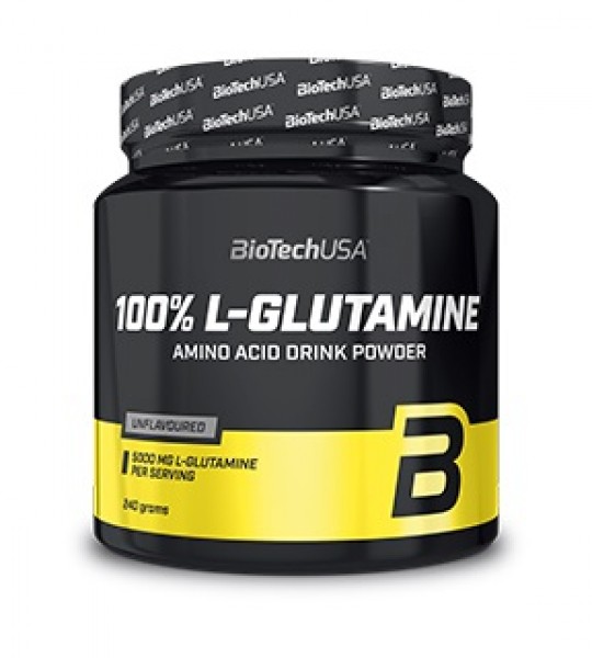 BioTech (USA) 100% L-Glutamine 240 грамм