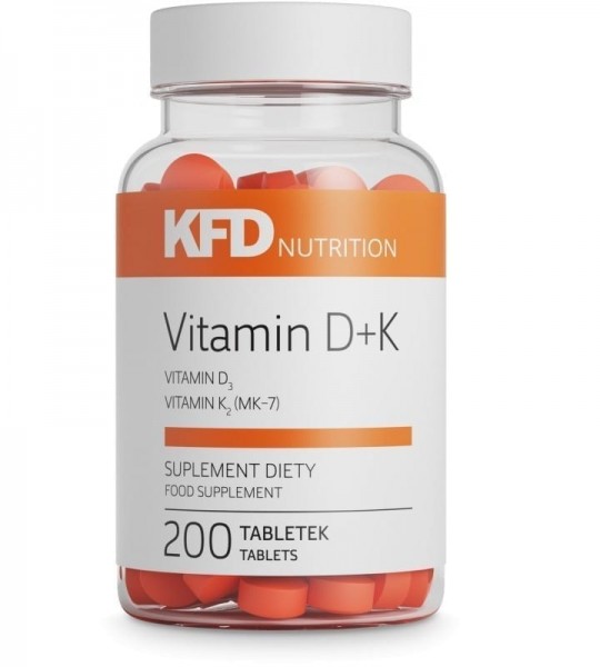 KFD Nutrition Vitamin D + K 200 табл