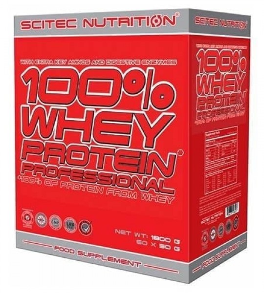 Scitec Nutrition 100% Whey Protein Professional 1800 грам
