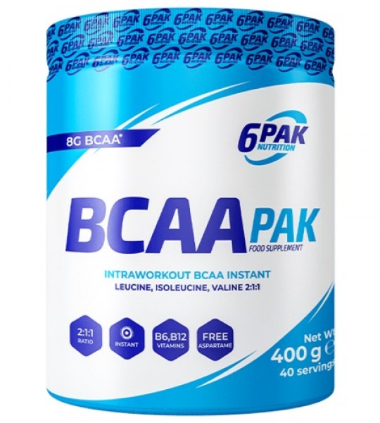 6PAK Nutrition BCAA Pak 2:1:1 Instant (400 грамм)