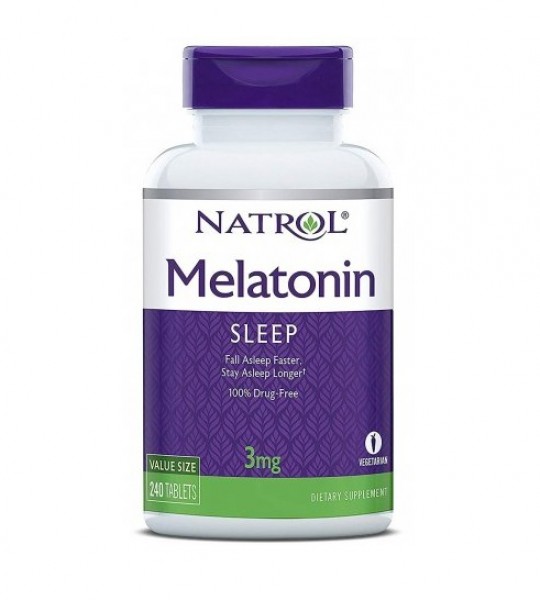 Natrol Melatonin Sleep 3 мг Vegetarian (240 таб)