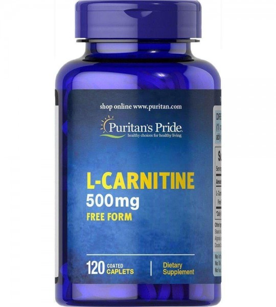 Puritan's Pride L-Carnitine 500 mg (120 табл)