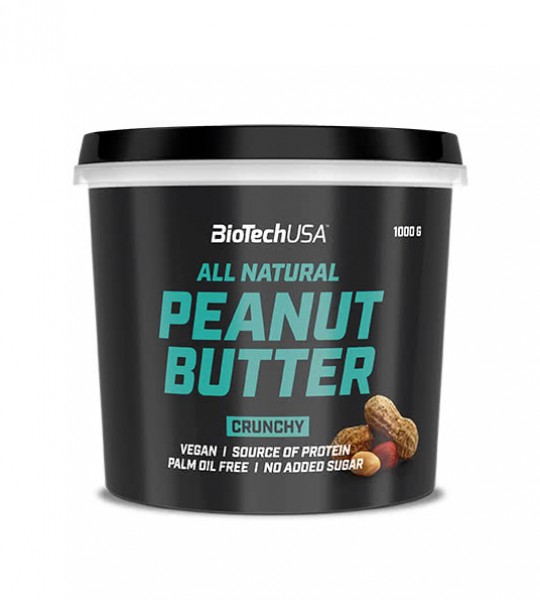 BioTech (USA) All Natural Peanut Butter Chrunchy 1000 грамм