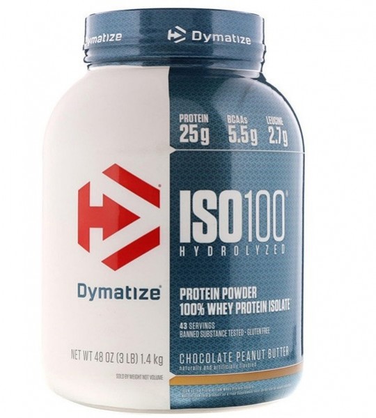 Dymatize Nutrition ISO 100 Hydrolyzed 1400 грамм