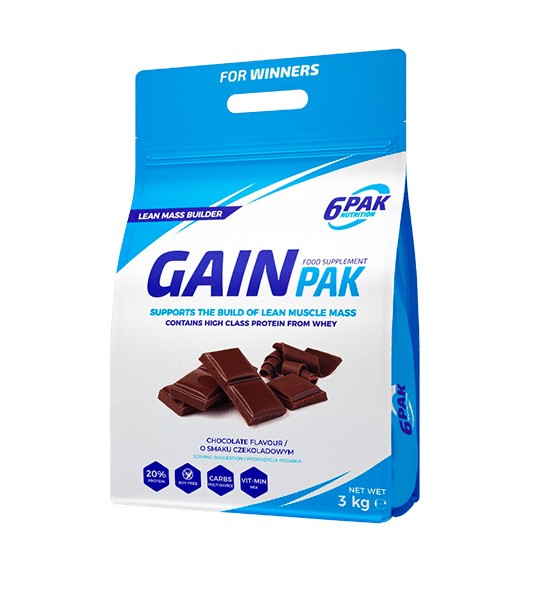 6PAK Nutrition Gain Pak 3000 грам