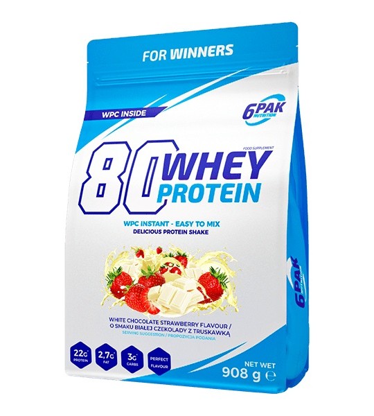 6PAK Nutrition 80 Whey Protein 908 грам
