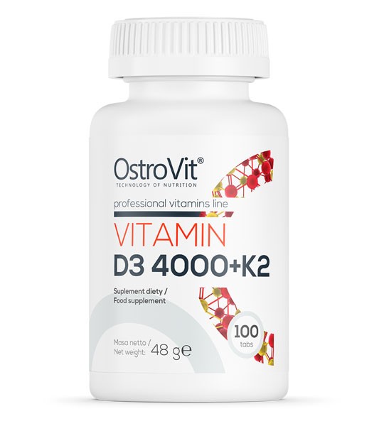 OstroVit Vitamin D3 4000 + K2 100 табл