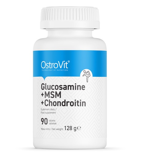 OstroVit GLUCOSAMINE + MSM + CHONDROITIN 90 табл