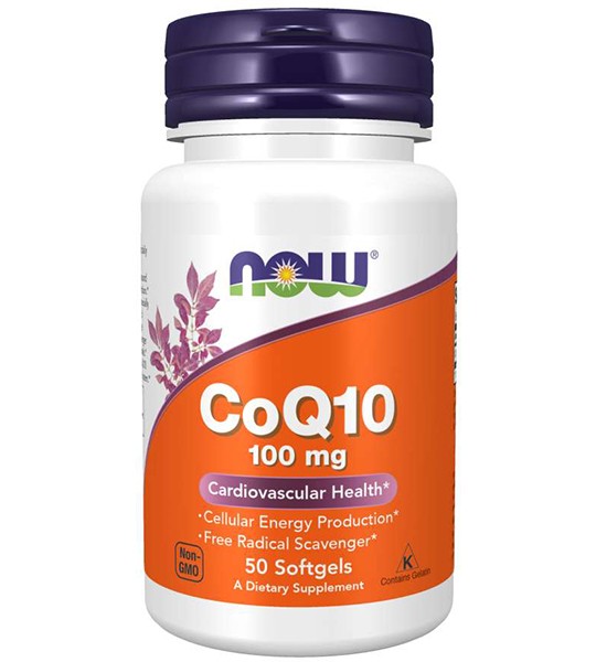 NOW CoQ10 100 mg Softgels (50 капс)
