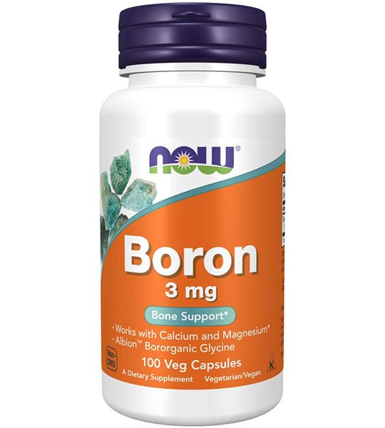 NOW Boron 3 mg (100 caps)