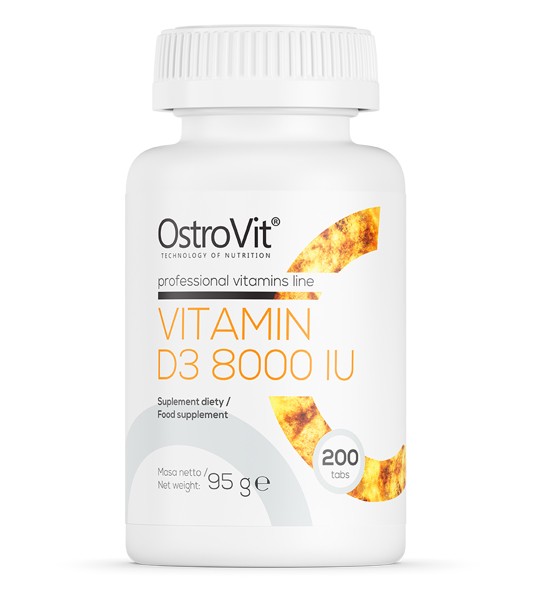 OstroVit Vitamin D3 8000 IU (200 таб)
