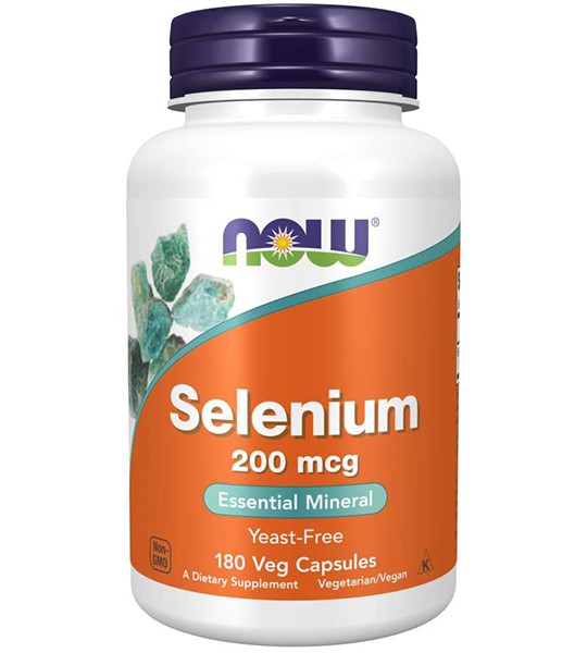 NOW Selenium 200 мкг 180 капс