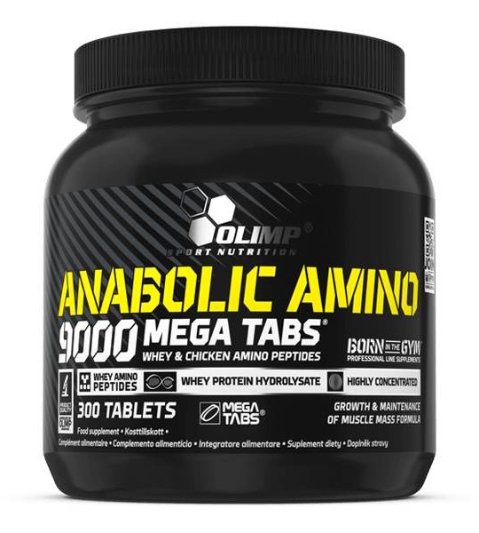 Olimp Anabolic Amino 9000 Mega Tabs 300 капс