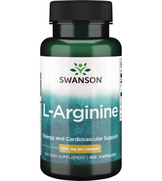 Swanson L-Arginine 500 мг (100 капс)