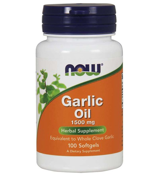 NOW Garlic Oil 1500 mg (100 caps)