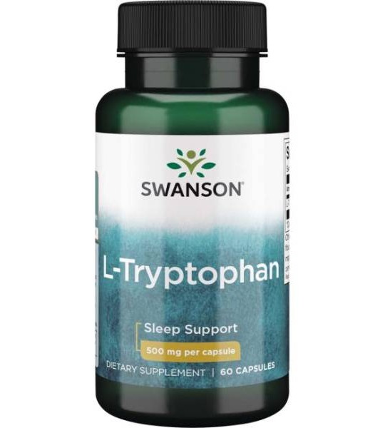 Swanson L-Tryptophan 500 мг (60 капс)
