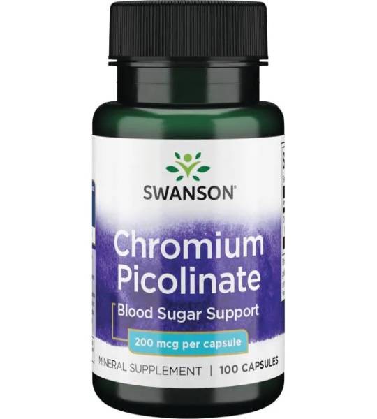Swanson Chromium Picolinate 200 мг (100 капс)