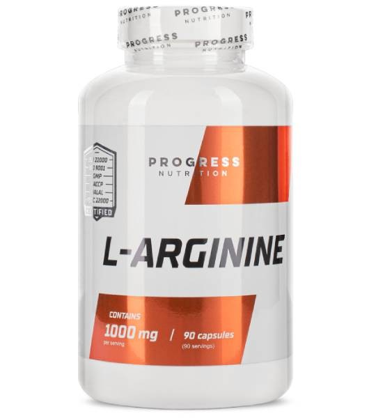 Progress Nutrition L-arginine 90 капс