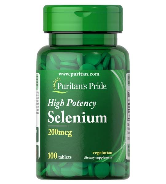 Puritan's Pride Selenium 200 мкг (100 табл)