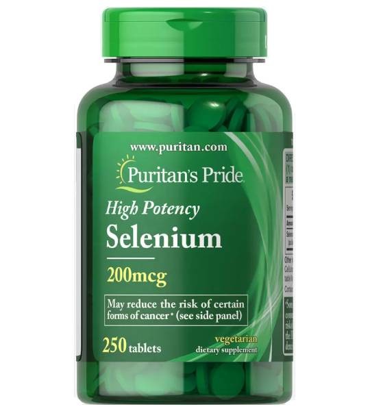 Puritan's Pride Selenium 200 мкг (250 табл)