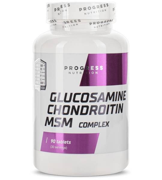 Progress Nutrition Glucosamine Chondroitin MSM 90 табл