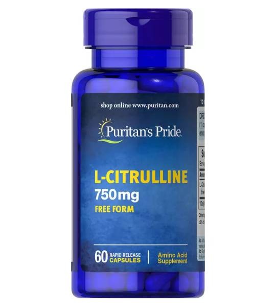 Puritan's Pride Citrulline 750 мг (60 капс)