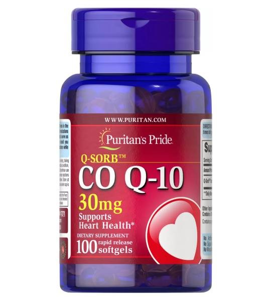 Puritan's Pride Q-SORB™ Co Q-10 30 mg 100 капс
