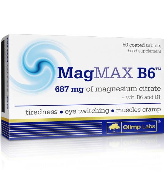 Olimp MagMAX 687 мг +B6 (50 табл)