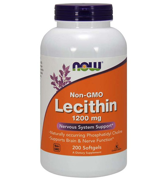 NOW Lecithin 1200 mg Softgels (200 капс)