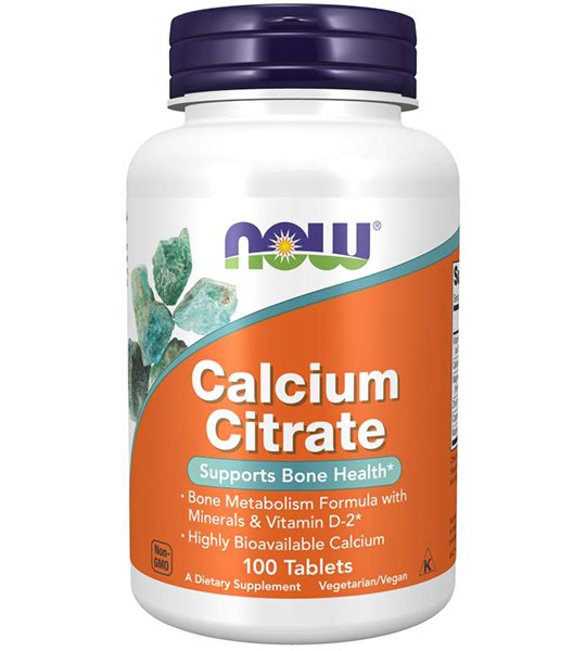 NOW Calcium Citrate (100 табл)