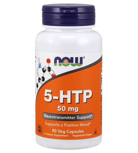 NOW 5-HTP 50 mg Veg Capsules (90 капс)