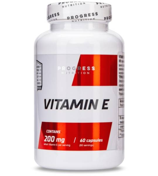Progress Nutrition Vitamin E 60 капс