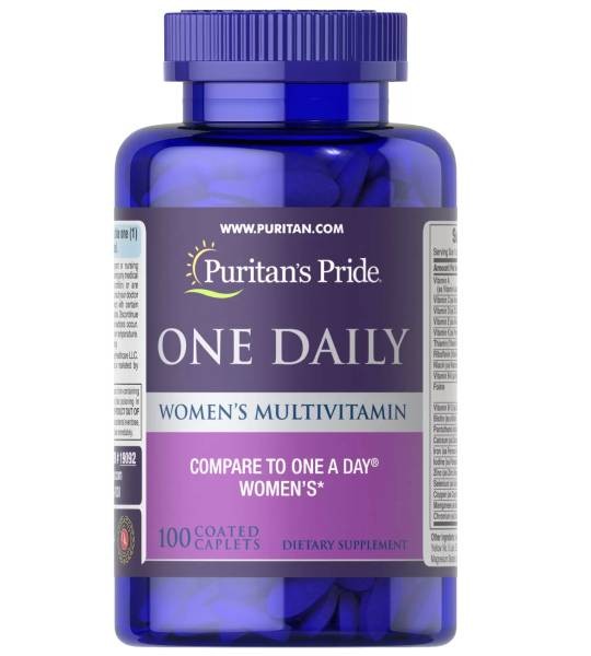 Puritan's Pride One Daily Women's Multivitamin 100 капс