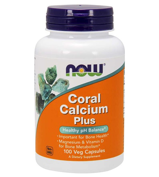NOW Coral Calcium Plus (100 капс)