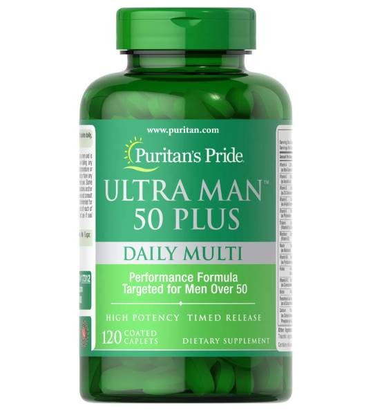 Puritan's Pride Ultra Man  50 Plus Daily Multi 120 таб