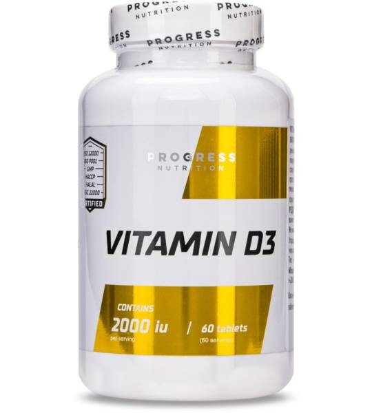 Progress Nutrition Vitamin D3 60 табл