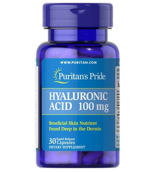 Puritan's Pride Hyaluronic Acid 100 мг (30 капс)