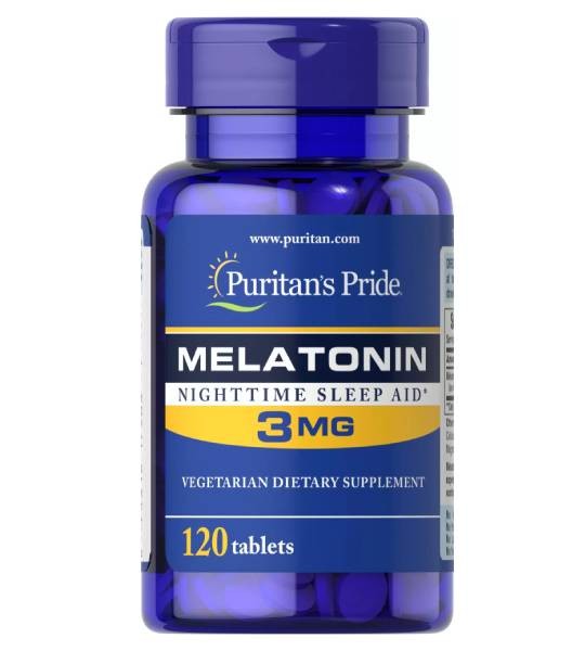 Puritan's Pride Melatonin 3 mg (120 табл)